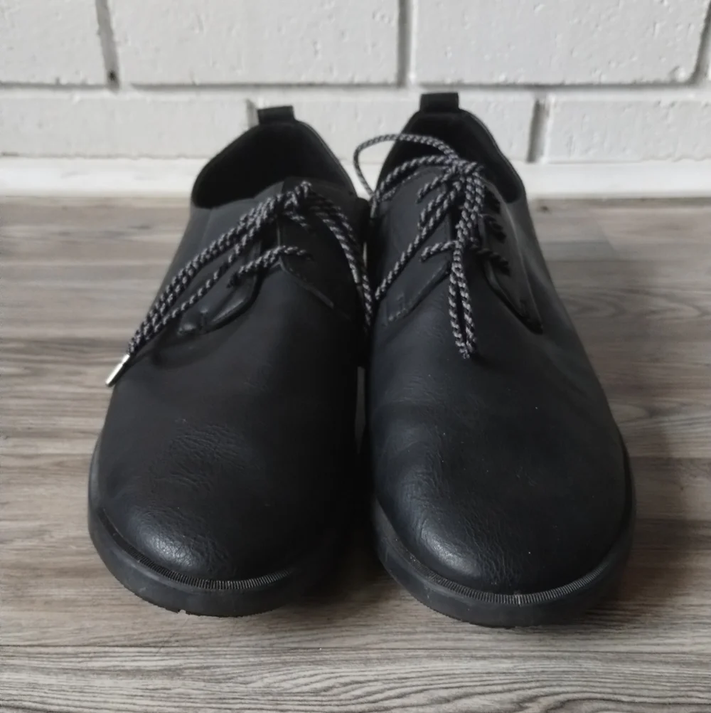 Ponto The Pacific Oxford Black Leather Dress Shoe Men's Size 10